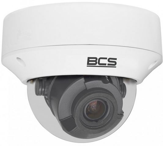 BCS-P-DIP54VSR4-Ai1 - Kopułkowa kamera IP 4Mpx, WDR, PoE, SD, motozoom