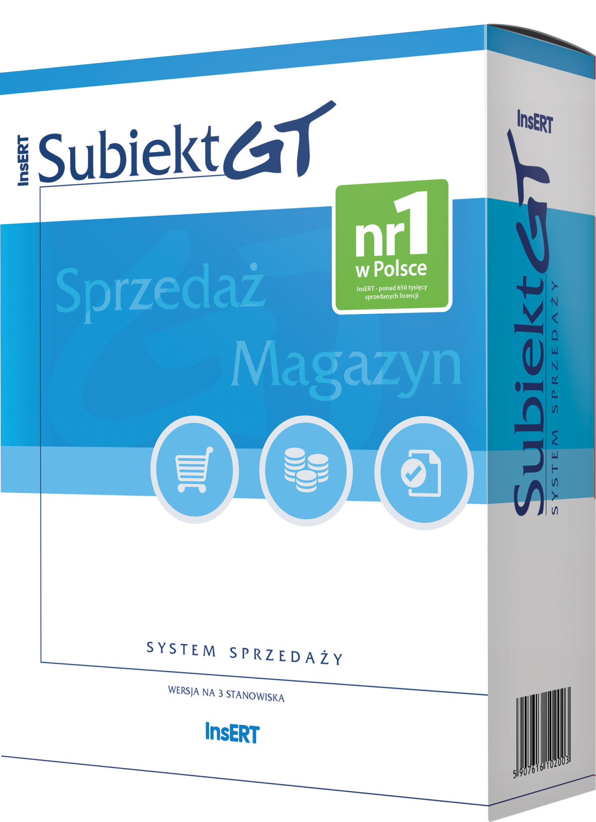 Program InsERT Subiekt GT na 3 stanowiska