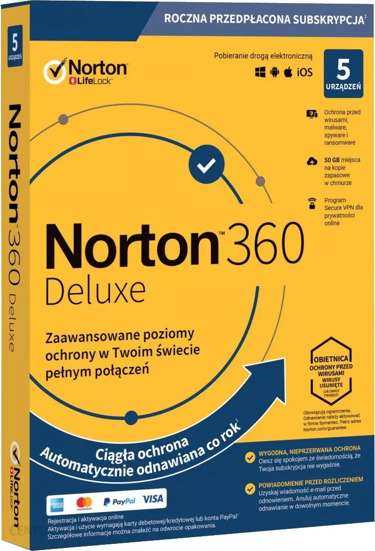 Norton Security Deluxe 1 urządzenie 12 miesięcy